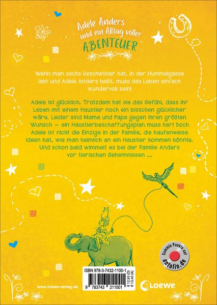 Produktbild: Adele und das Haustiergeheimnis (Band 5)