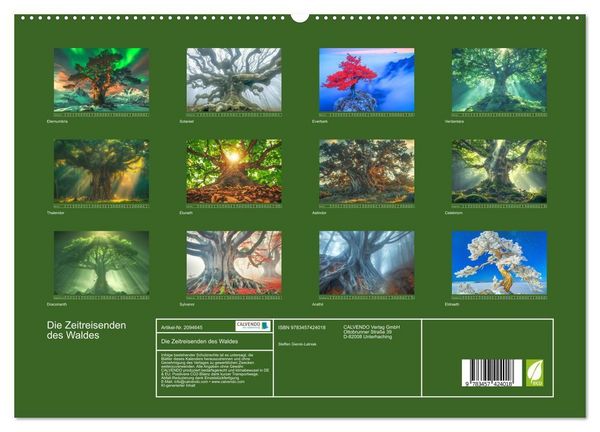 Produktbild: Die Zeitreisenden des Waldes (hochwertiger Premium Wandkalender 2026 DIN A2 quer), Kunstdruck in Hochglanz