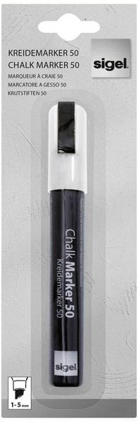 Produktbild: Sigel BA181 Kreidemarker Wei&szlig; 1 mm, 5mm N/A