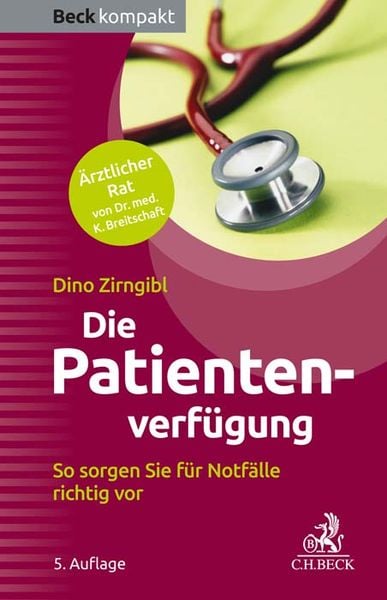 Produktbild: Die Patientenverf&uuml;gung