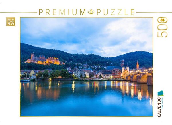 CALVENDO Puzzle Heidelberg am Neckar | 500 Teile Lege-Größe 48 × 36 cm Foto-Puzzle für Erwachsene