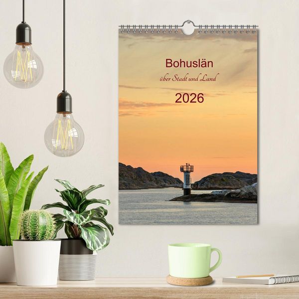 Produktbild: Bohusl&auml;n - &uuml;ber Stadt und Land (Wandkalender 2026 DIN A4 hoch), CALVENDO Monatskalender