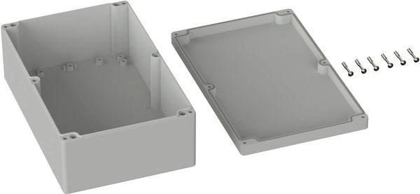 Produktbild: TRU COMPONENTS TC-9065540 Outdoor-Geh&auml;use 250 x 160 x 90 Polycarbonat Lichtgrau (RAL 7035) 1 St.