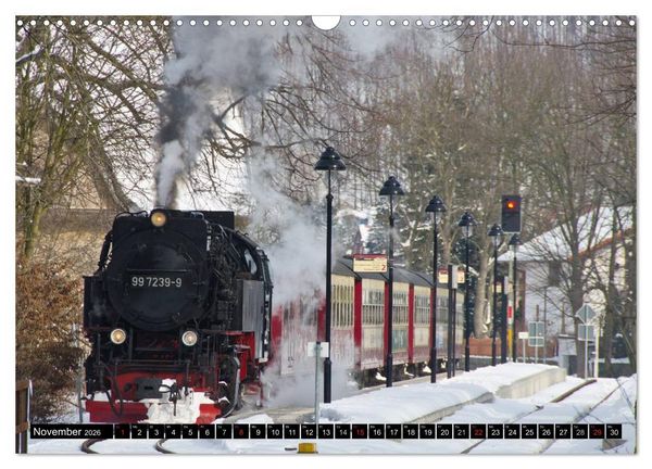Produktbild: Schmalspurbahnen in Sachsen Anhalt (Wandkalender 2026 DIN A3 quer), CALVENDO Monatskalender