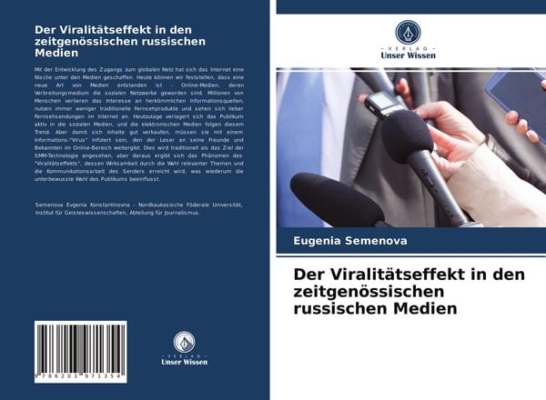 Produktbild: Der Viralit&auml;tseffekt in den zeitgen&ouml;ssischen russischen Medien