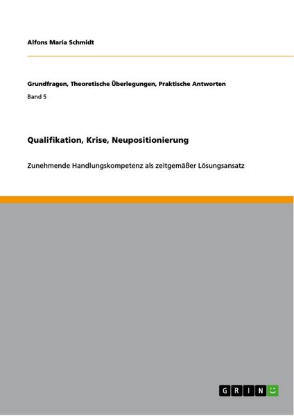 Produktbild: Qualifikation, Krise, Neupositionierung