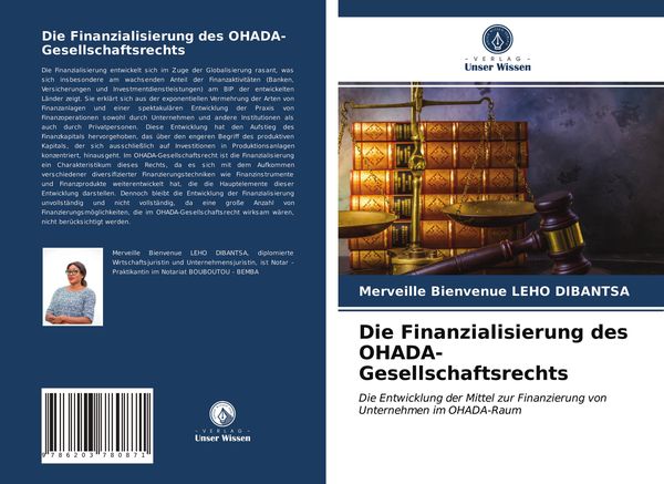 Produktbild: Die Finanzialisierung des OHADA-Gesellschaftsrechts