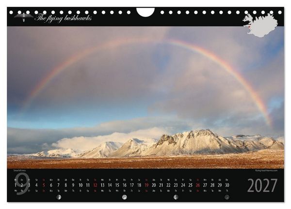 Produktbild: Island Blickwinkel 2027 (Wandkalender 2027 DIN A4 quer), CALVENDO Monatskalender