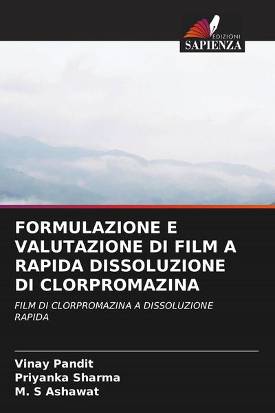 Produktbild: Formulazione E Valutazione Di Film a Rapida Dissoluzione Di Clorpromazina