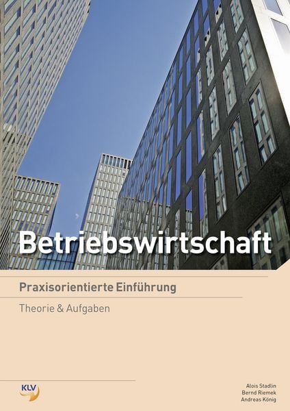 Produktbild: Betriebswirtschaft - Praxisorientierte Einf&uuml;hrung