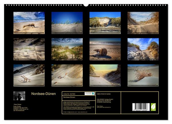 Produktbild: Nordsee-D&uuml;nen (hochwertiger Premium Wandkalender 2026 DIN A2 quer), Kunstdruck in Hochglanz