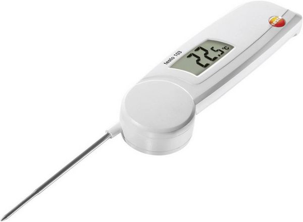 Produktbild: testo 103 Einstichthermometer (HACCP) Messbereich Temperatur -30 bis 220 &deg;C F&uuml;hler-Typ NTC HACCP-konform