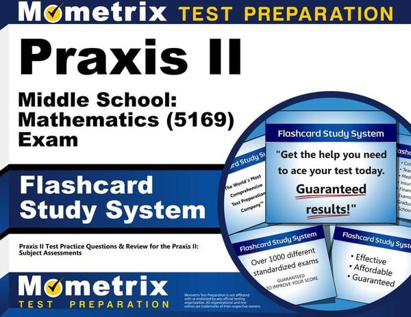 Produktbild: Praxis II Middle School: Mathematics (5169) Exam Flashcard Study System