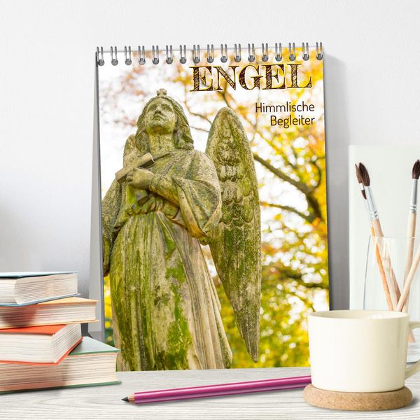 Produktbild: Engel - Himmlische Begleiter (Tischkalender 2026 DIN A5 hoch), CALVENDO Monatskalender