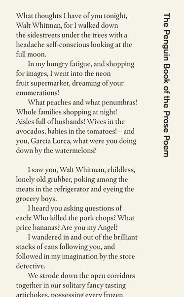 Produktbild: The Penguin Book of the Prose Poem