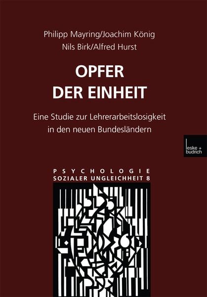 Produktbild: Opfer der Einheit