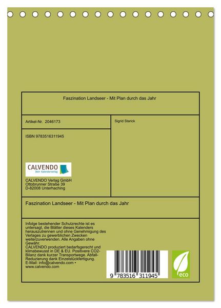 Produktbild: Faszination Landseer - Mit Plan durch das Jahr (Tischkalender 2026 DIN A5 hoch), CALVENDO Monatskalender