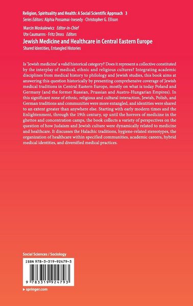 Produktbild: Jewish Medicine and Healthcare in Central Eastern Europe