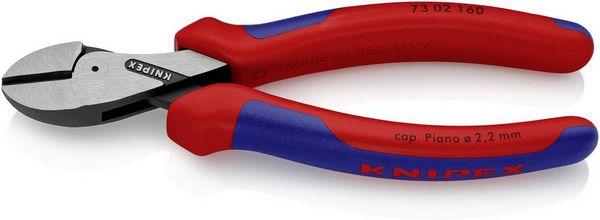 Produktbild: Knipex X-Cut 73 02 160 Werkstatt Seitenschneider mit Facette 160mm