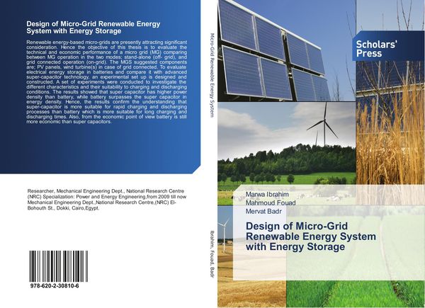 Produktbild: Design of Micro-Grid Renewable Energy System with Energy Storage