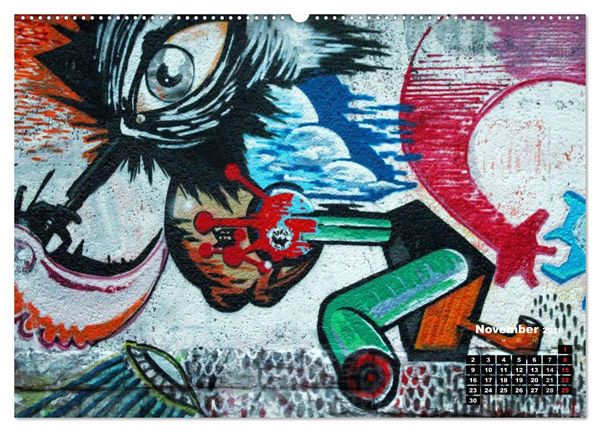 Produktbild: Street-Art 2026 (hochwertiger Premium Wandkalender 2026 DIN A2 quer), Kunstdruck in Hochglanz