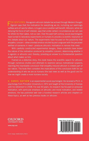 Produktbild: A Scientific Search for Altruism