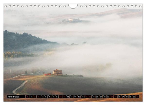 Produktbild: Toskana - Inseln im Nebel (Wandkalender 2026 DIN A4 quer), CALVENDO Monatskalender