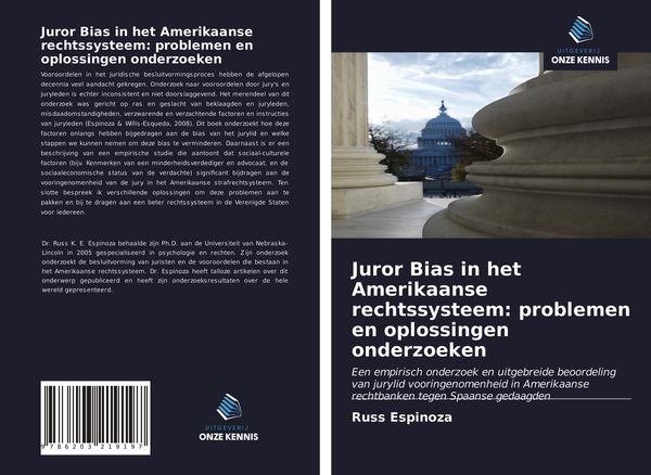Produktbild: Juror Bias in het Amerikaanse rechtssysteem: problemen en oplossingen onderzoeken