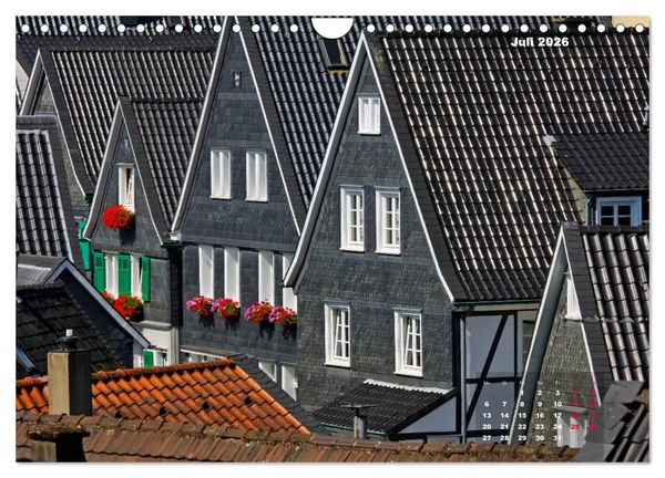 Produktbild: Bilderbogen Bergisches Land (Wandkalender 2026 DIN A4 quer), CALVENDO Monatskalender