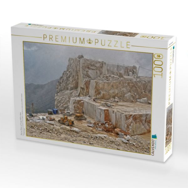 Produktbild: CALVENDO Puzzle Marmor Abbau auf knapp 1000 m H&ouml;he | 1000 Teile Lege-Gr&ouml;&szlig;e 64x48cm Foto-Puzzle f&uuml;r gl&uuml;ckliche Stunden