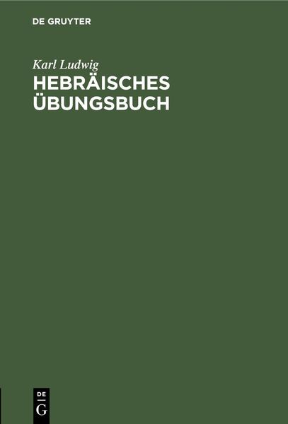 Produktbild: Hebr&auml;isches &Uuml;bungsbuch