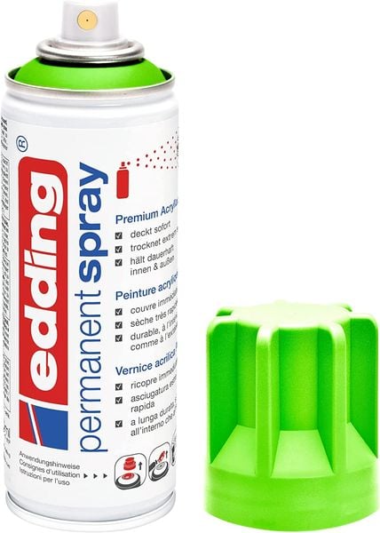 Produktbild: 5200 Permanent Spray, neongr&uuml;n, 200ml Premium Acryllack