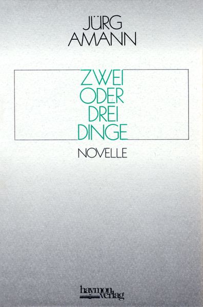 Produktbild: Zwei oder drei Dinge