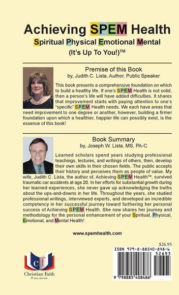 Produktbild: Achieving SPEM Health Spiritual Physical Emotional Mental (It's Up to You!)TM