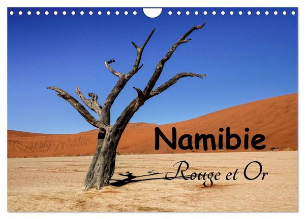 Produktbild: Namibie Rouge et Or (Calendrier mural 2027 DIN A4 vertical), CALVENDO calendrier mensuel