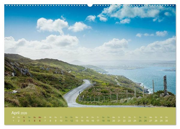 Produktbild: Berg, Land und Meer - Eine Reise durch die Landschaften (Wandkalender 2026 DIN A2 quer), CALVENDO Monatskalender