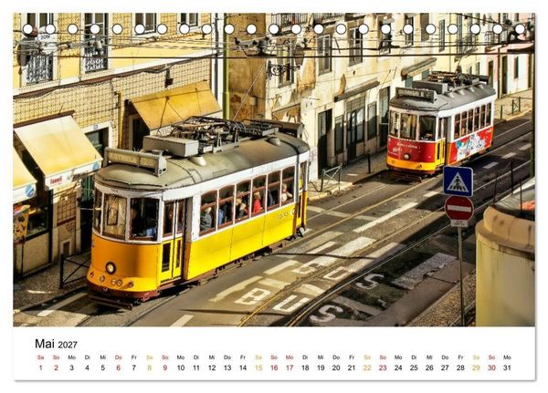 Produktbild: TRAM CLASSICS - Stra&szlig;enbahn Nostalgie (Tischkalender 2027 DIN A5 quer), CALVENDO Monatskalender