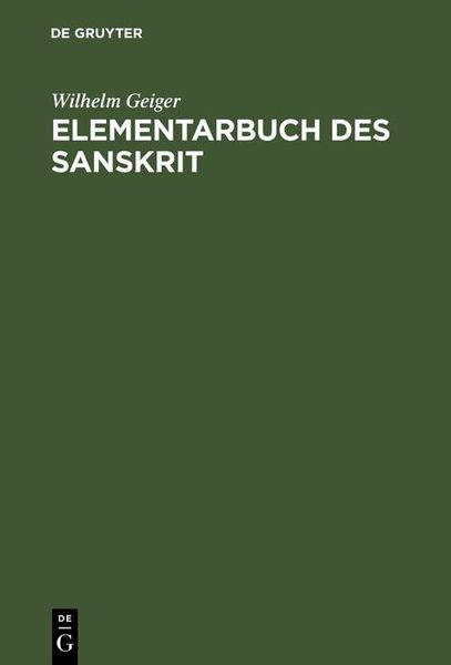 Produktbild: Elementarbuch des Sanskrit
