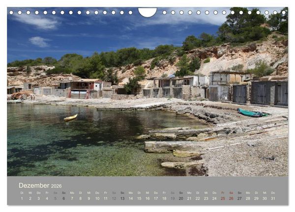 Produktbild: Ibiza - Spanien (Wandkalender 2026 DIN A4 quer), CALVENDO Monatskalender
