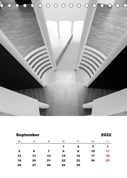 Produktbild: Minimalistische Architektur (Tischkalender 2022 DIN A5 hoch)