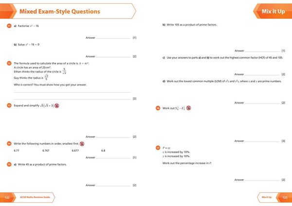 Produktbild: AQA GCSE 9-1 Maths Higher All-in-One Complete Revision and Practice