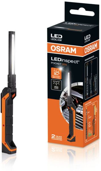 Produktbild: Osram Automotive LEDIL408 LEDInspect POCKET200 LED Arbeitsleuchte akkubetrieben, &uuml;ber USB 200 lm