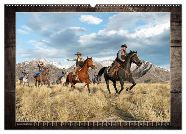 Produktbild: Wild West Outlaws (Wandkalender 2026 DIN A2 quer), CALVENDO Monatskalender