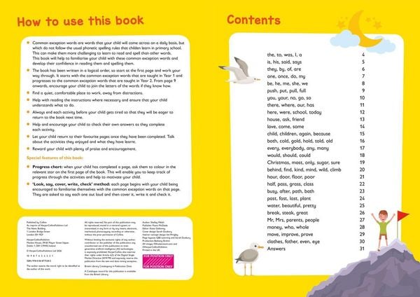 Produktbild: Common exception words Activity book Ages 5-7