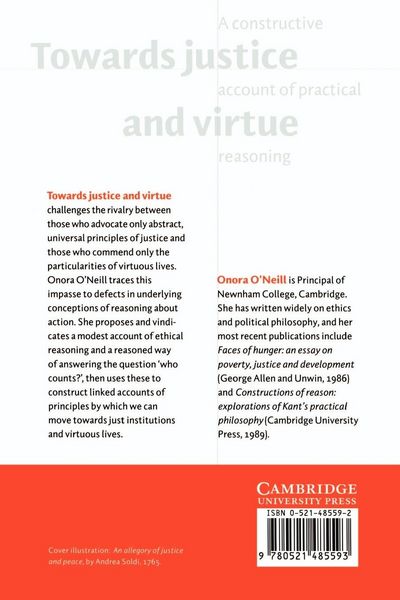 Produktbild: Towards Justice and Virtue