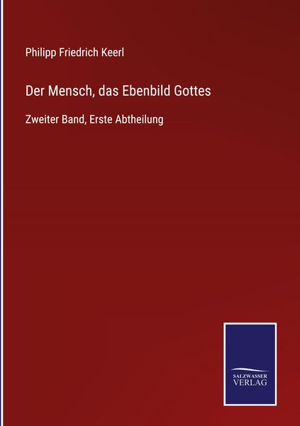 Produktbild: Der Mensch, das Ebenbild Gottes