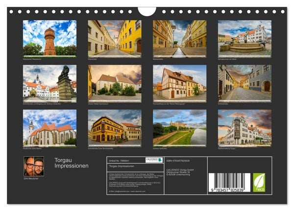Produktbild: Torgau Impressionen (Wandkalender 2026 DIN A4 quer), CALVENDO Monatskalender