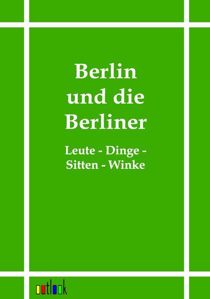 Produktbild: Berlin und die Berliner