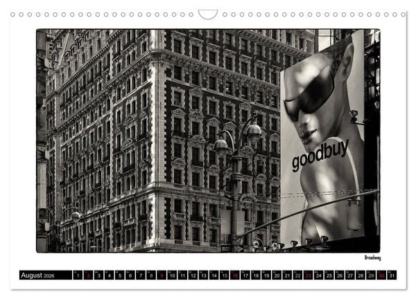 Produktbild: Manhattan Memories - Erinnerungen an New York (Wandkalender 2026 DIN A3 quer), CALVENDO Monatskalender