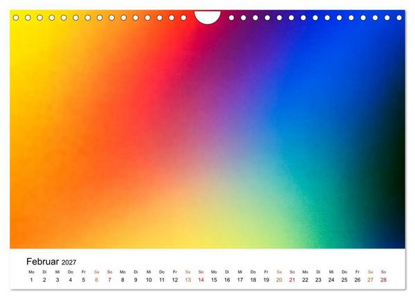 Produktbild: Spektrale Formwelten (Wandkalender 2027 DIN A4 quer), CALVENDO Monatskalender